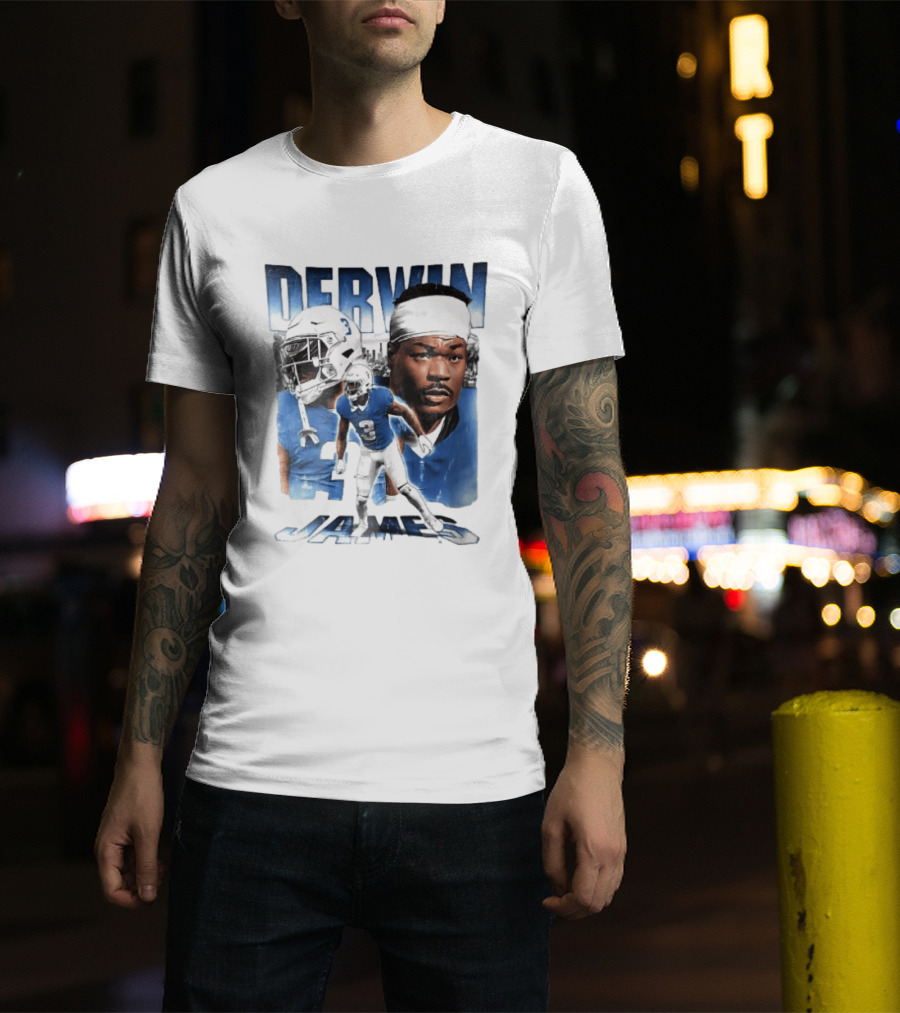 Derwin James Football Photo Collage Skyline Bootleg T-Shirt