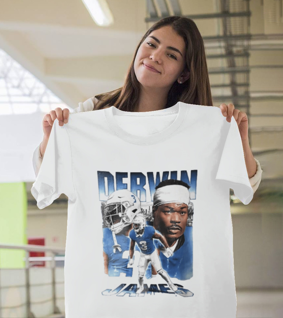 Derwin James Football Photo Collage Skyline Bootleg T-Shirt