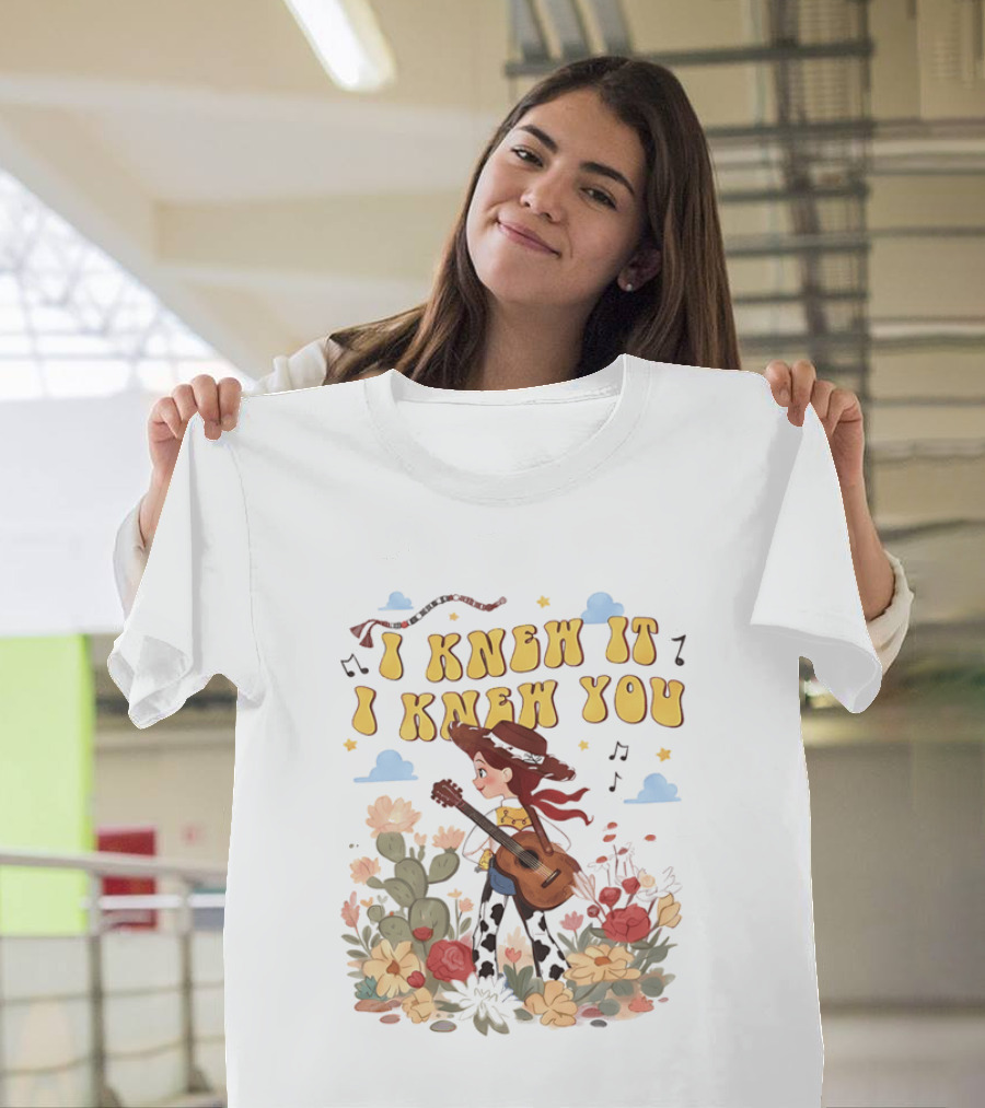 I Knew It I Knew You Jessie Toy Story Floral Adventure T-Shirt