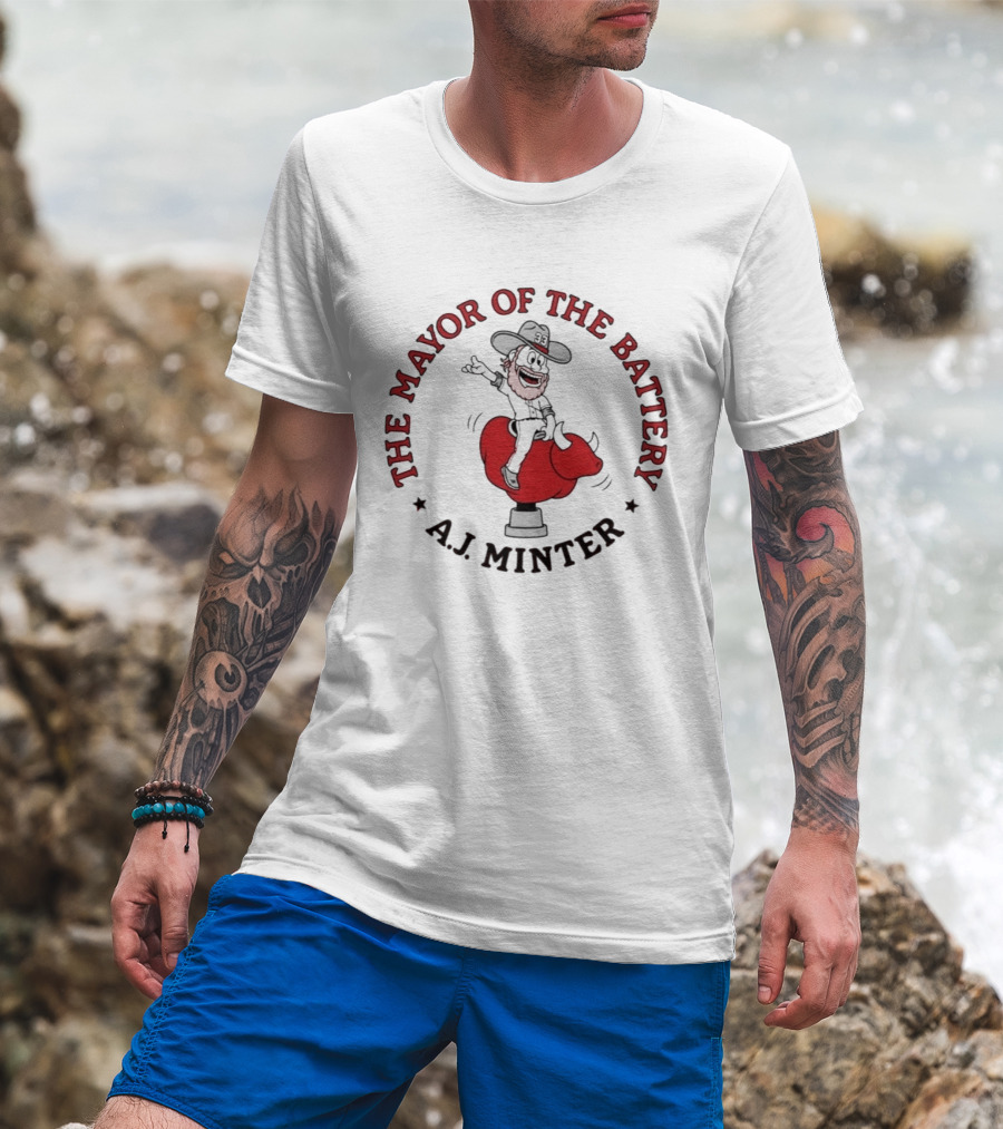 Jesse Chavez The Mayor Of The Battery A.J. Minter T-Shirt
