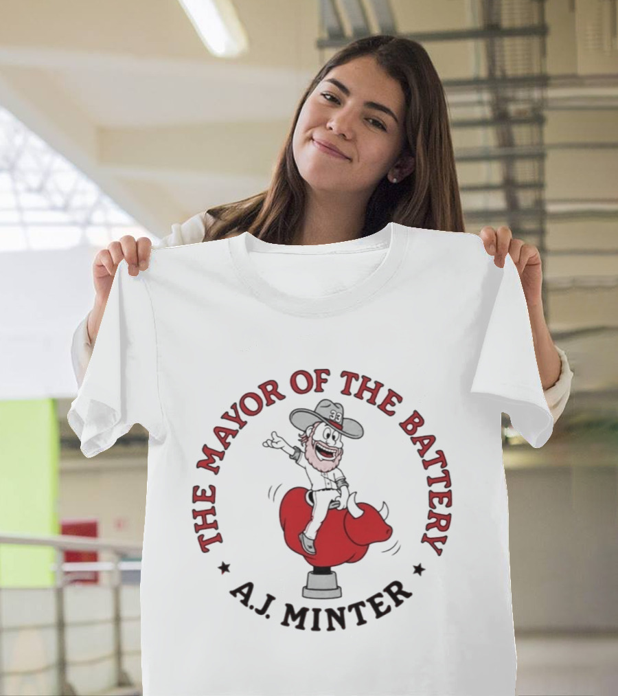 Jesse Chavez The Mayor Of The Battery A.J. Minter T-Shirt
