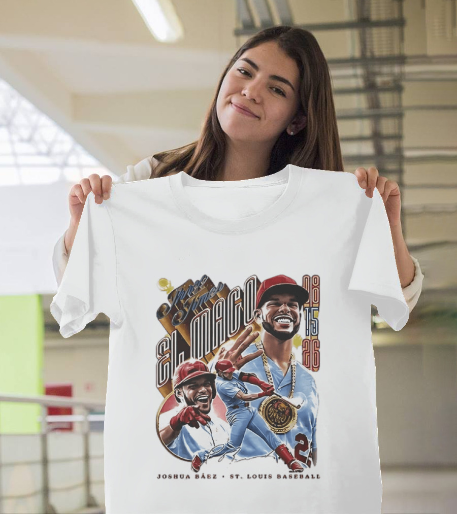 Joshua Baez El Mago 08 15 26 St Louis Baseball T-Shirt
