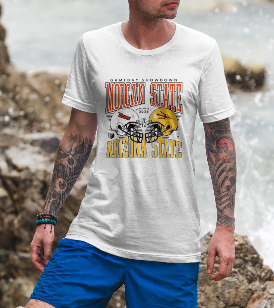 Gameday Showdown Morgan State Bears Vs Arizona State 2026 T-Shirt