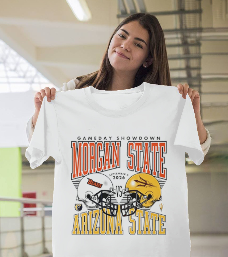 Gameday Showdown Morgan State Bears Vs Arizona State 2026 T-Shirt
