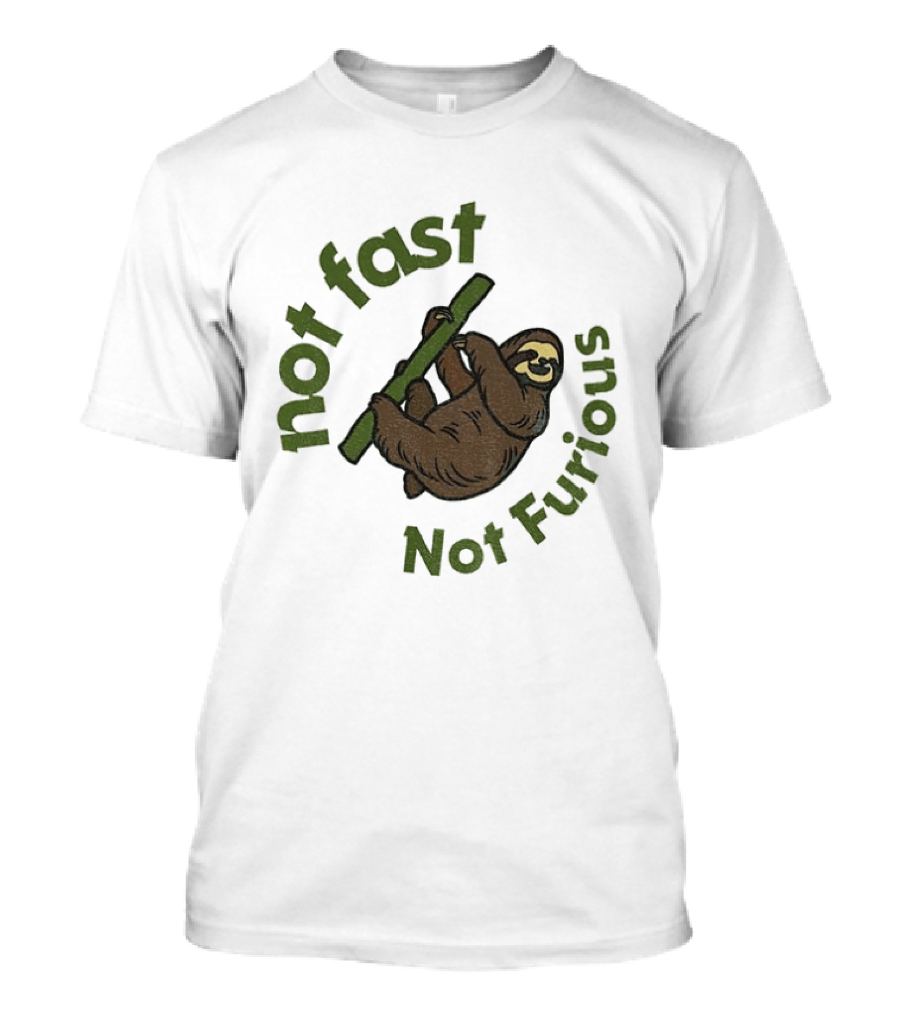 Not Fast Not Furious Sloth Climbing T-Shirt