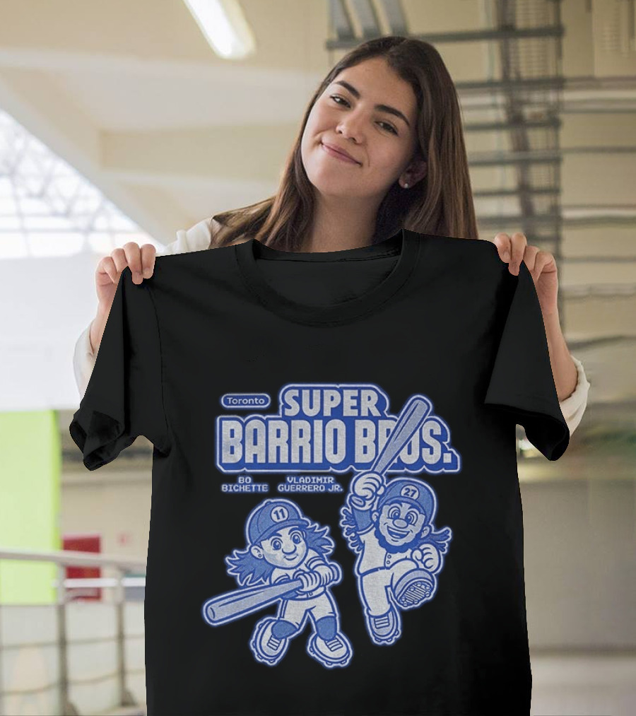 Toronto Super Barrio Bros Bo Bichette Vladimir Guerrero Jr 11 27 T-Shirt