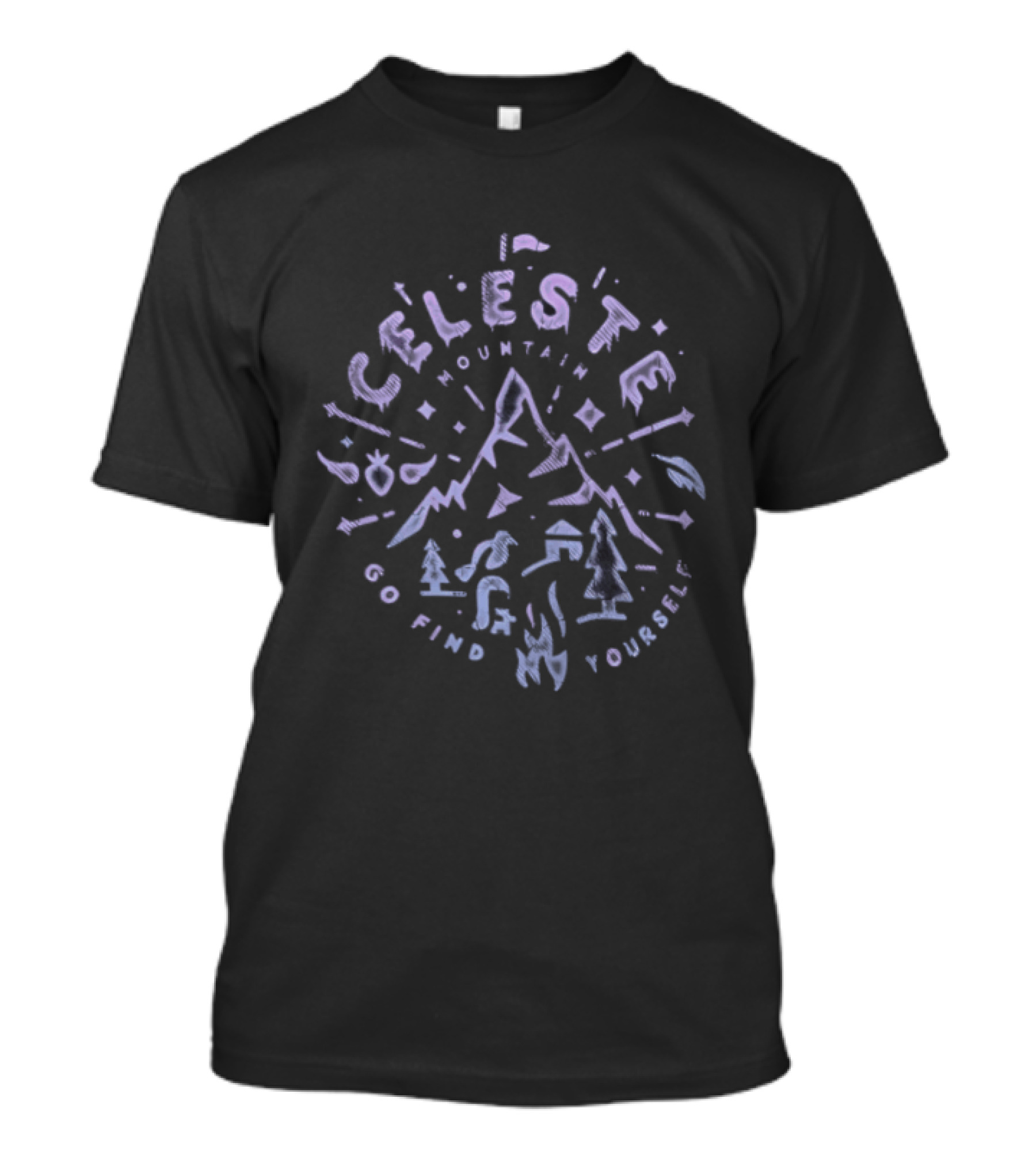 Celeste Mountain Go Find Yourself Adventure Exploration T-Shirt