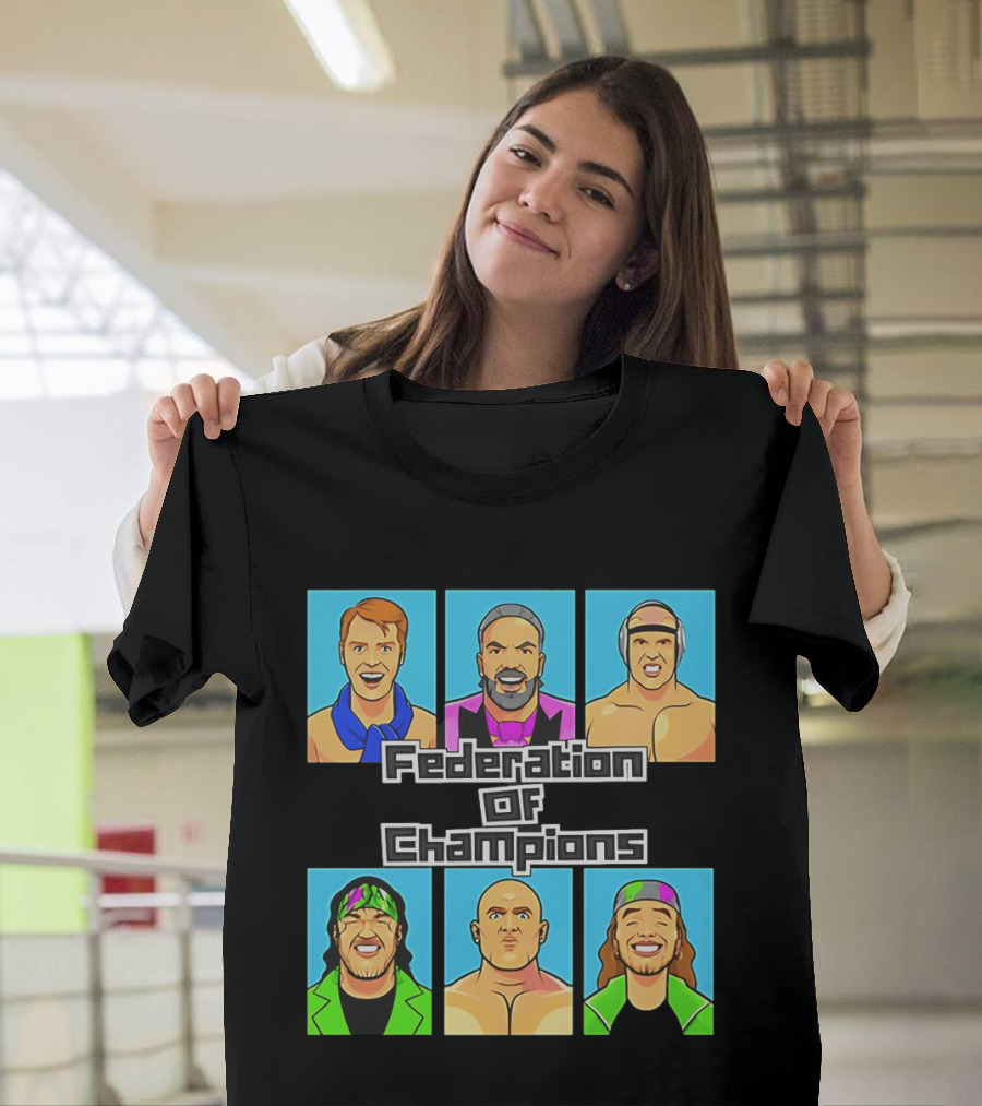Federation Of Champions Wrestling Legends T-Shirt