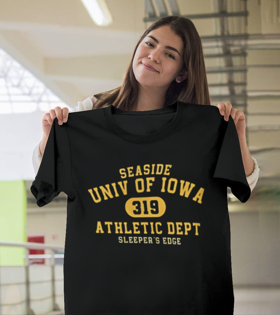 Seaside Univ Of Iowa 319 Athletic Dept Sleeper's Edge T-Shirt