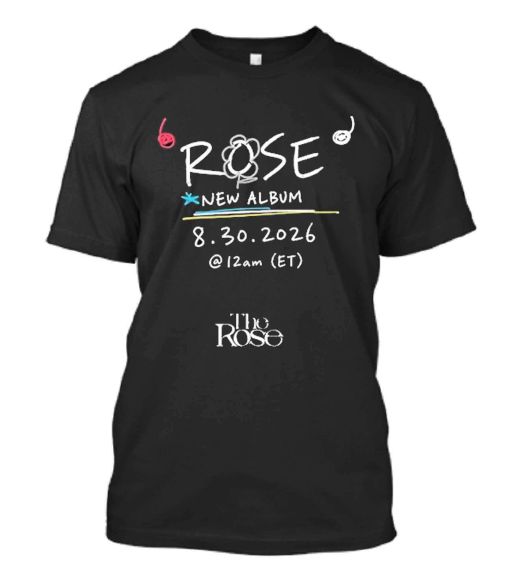 The Rose New Album August 30 2026 Release Announcement T-Shirt