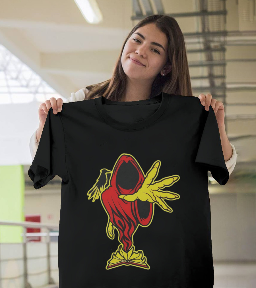 Insane Clown Posse Ringmaster Joker's Card Flame Hooded Figure T-Shirt