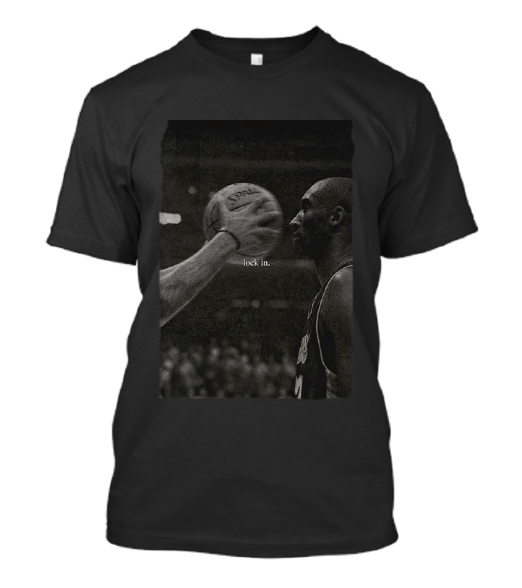 Lock In Kobe Bryant Spalding Basketball T-Shirt