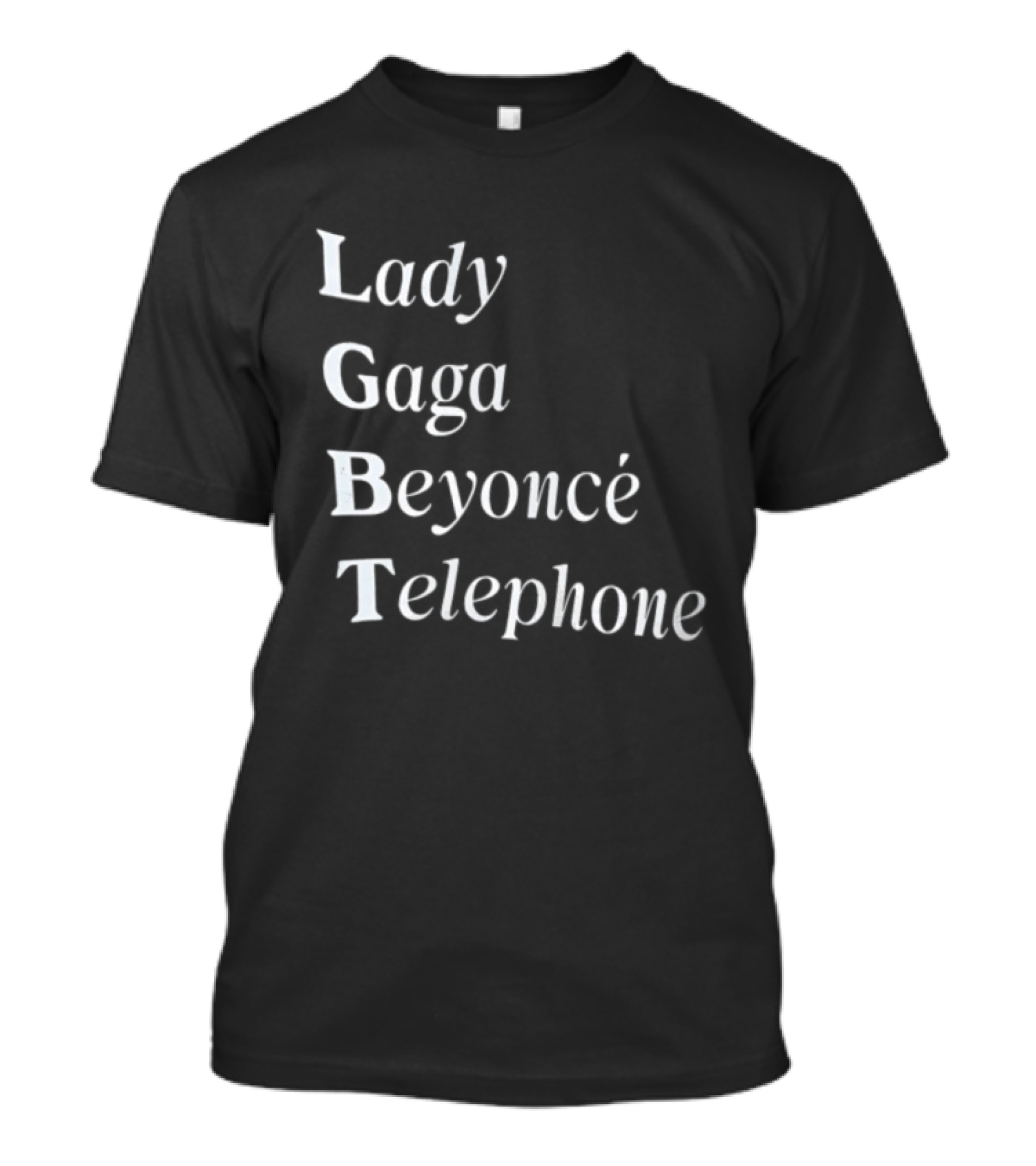 Lady Gaga Beyoncé Telephone LGBT Pride T-Shirt