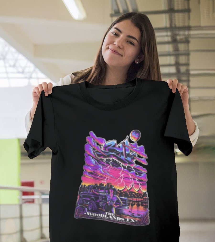 311 August 23 2026 The Cynthia Woods Mitchell Pavilion The Woodlands TX Lightning Scene T-Shirt