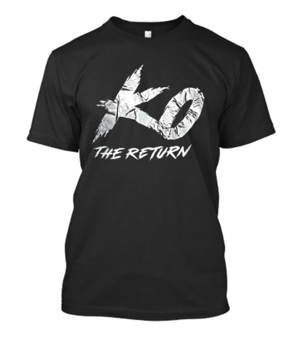 KO The Return Distressed Cracked Marble Stylized T-Shirt