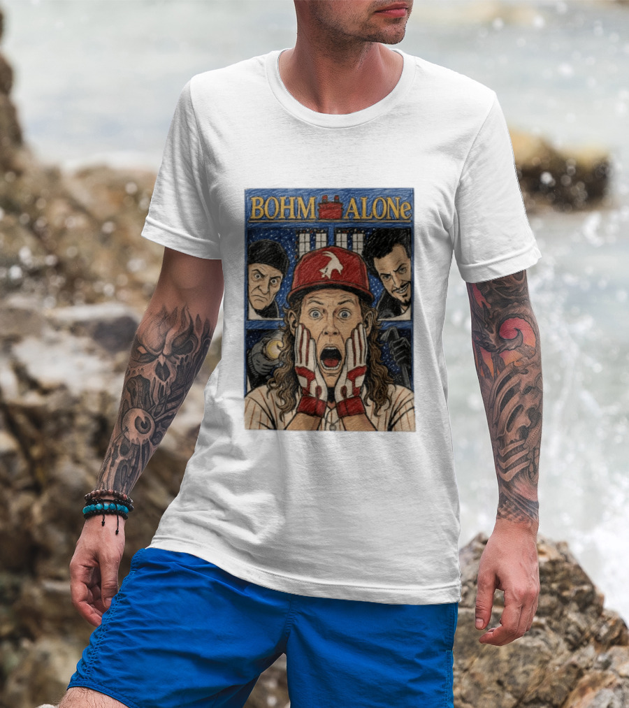Bohm Alone Alec Bohm Philadelphia Phillies Home Alone T-Shirt