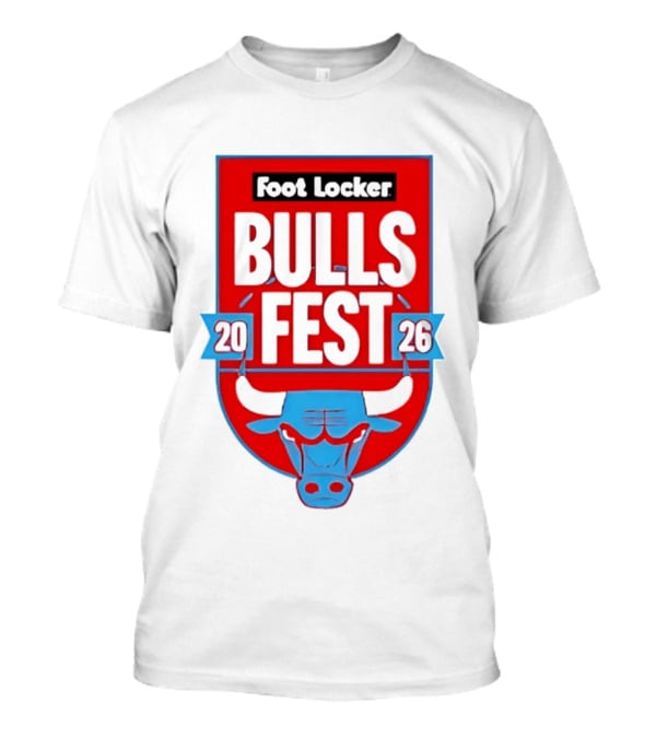Chicago Bulls Fest 2026 Foot Locker Event T-Shirt