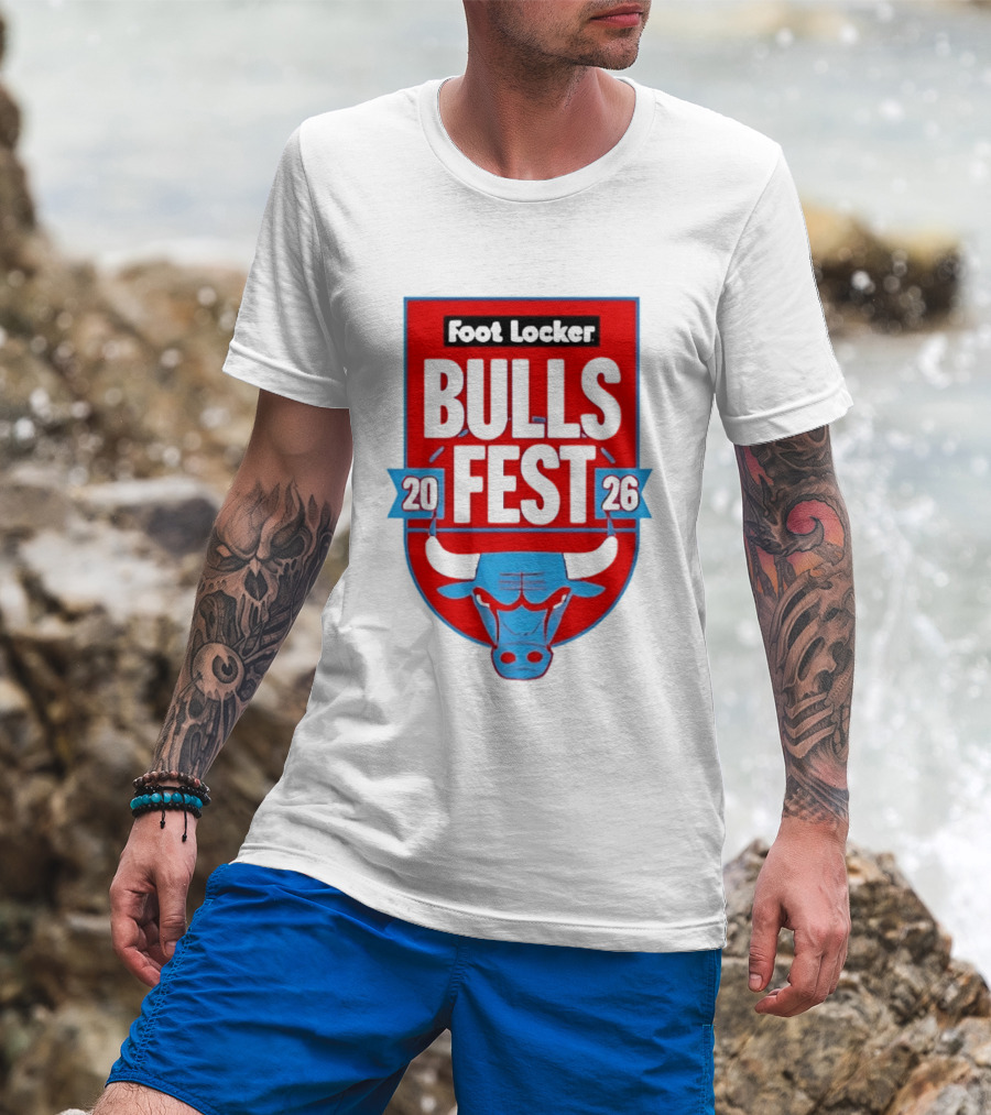 Chicago Bulls Fest 2026 Foot Locker Event T-Shirt