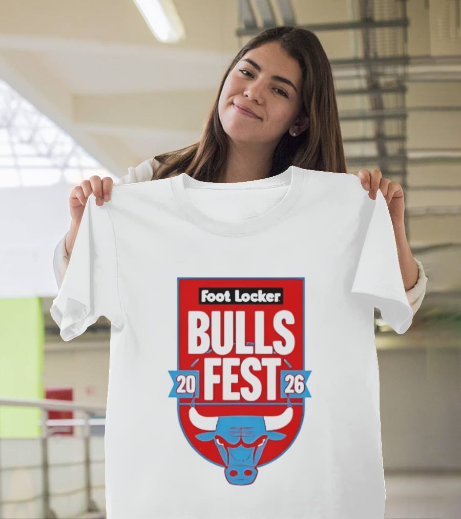 Chicago Bulls Fest 2026 Foot Locker Event T-Shirt