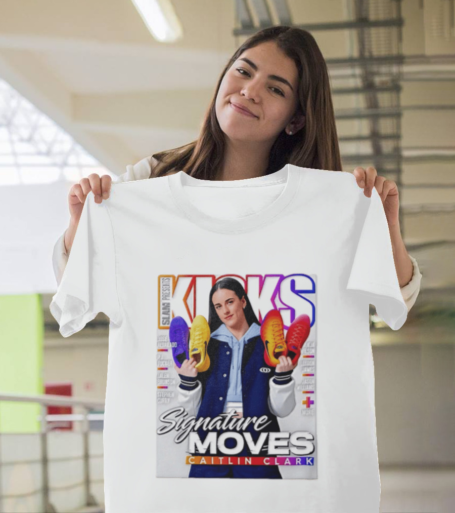 SLAM Presents Kicks Signature Moves Caitlin Clark T-Shirt