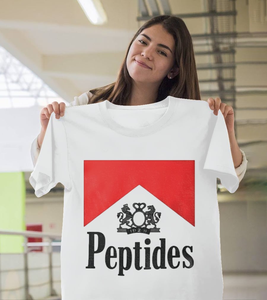 Peptides 1929 Red Marlboro T-Shirt