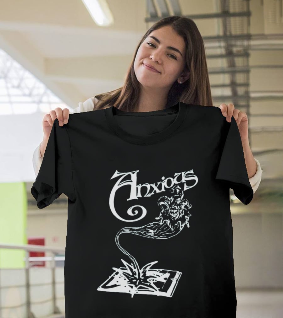 Anxious Gothic Flower Book Summer Fall Tour 2026 T-Shirt