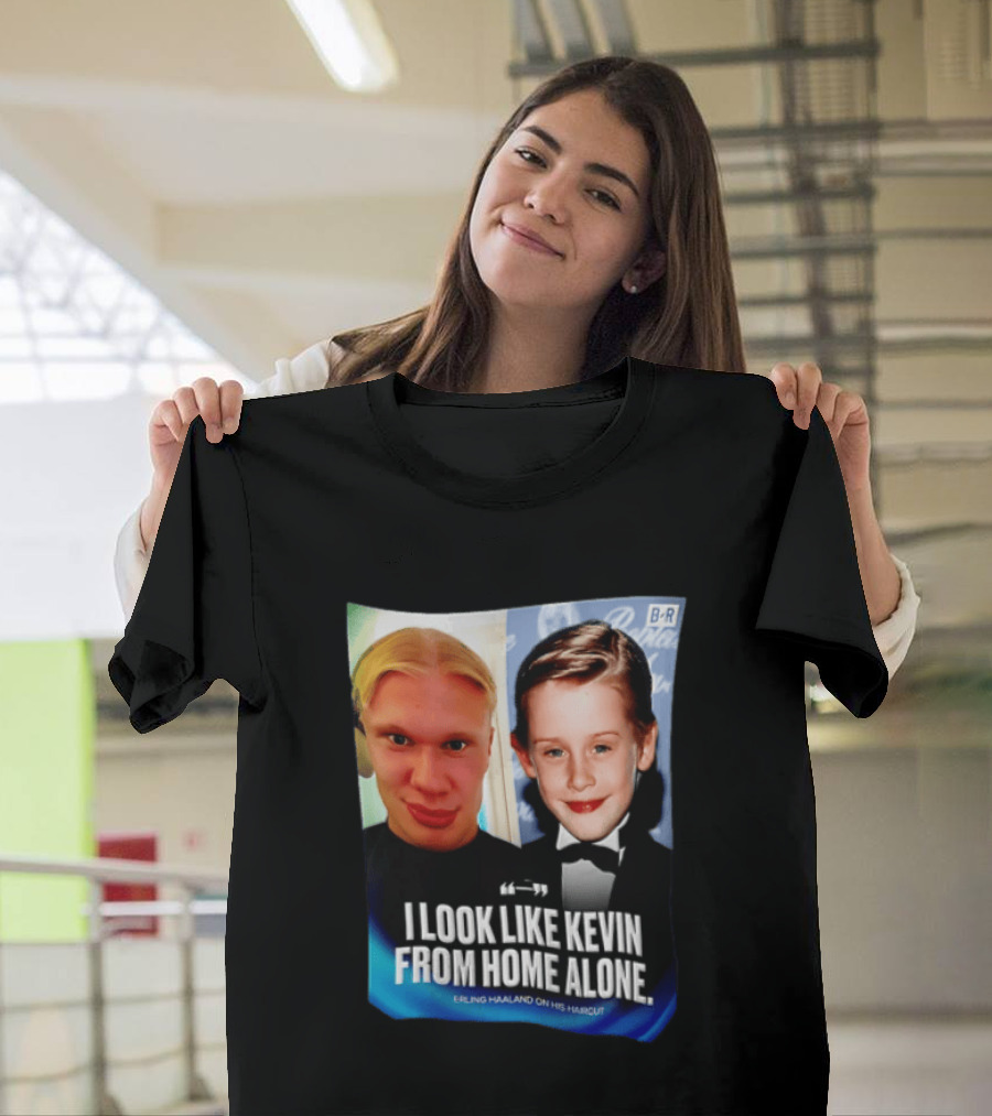 Erling Haaland I Look Like Kevin From Home Alone B/R T-Shirt