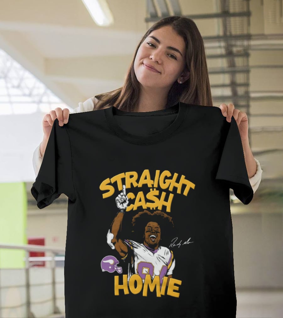 Straight Cash Homie Randy Moss Minnesota Vikings Football 84 NFL T-Shirt