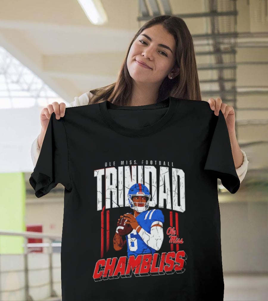 Ole Miss Football Trinidad Chambliss Rebels Player T-Shirt