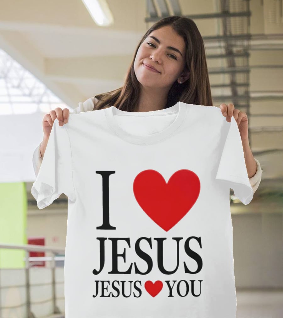 Cameron Dicker I Love Jesus Jesus Love You T-Shirt
