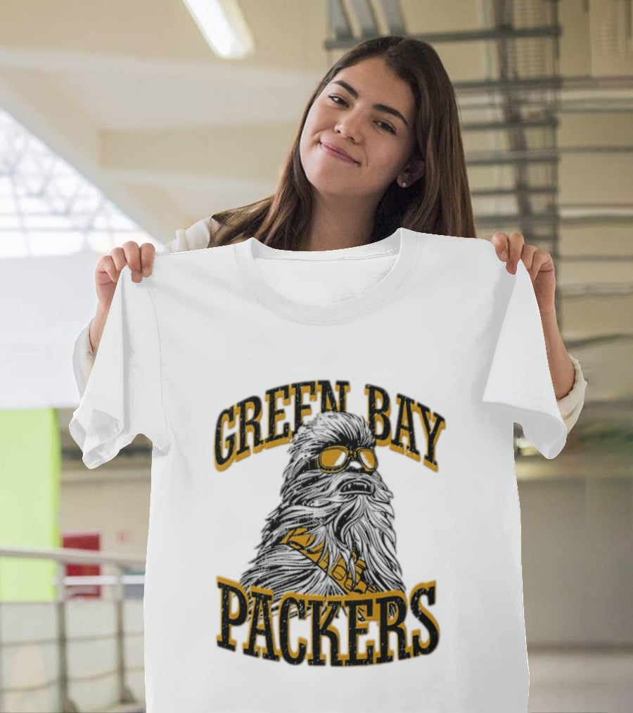 Green Bay Packers Chewbacca 2026 Disney Collaboration T-Shirt