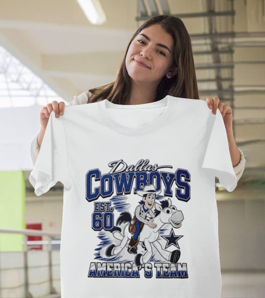 Dallas Cowboys Woody Bullseye Est. 60 America's Team T-Shirt