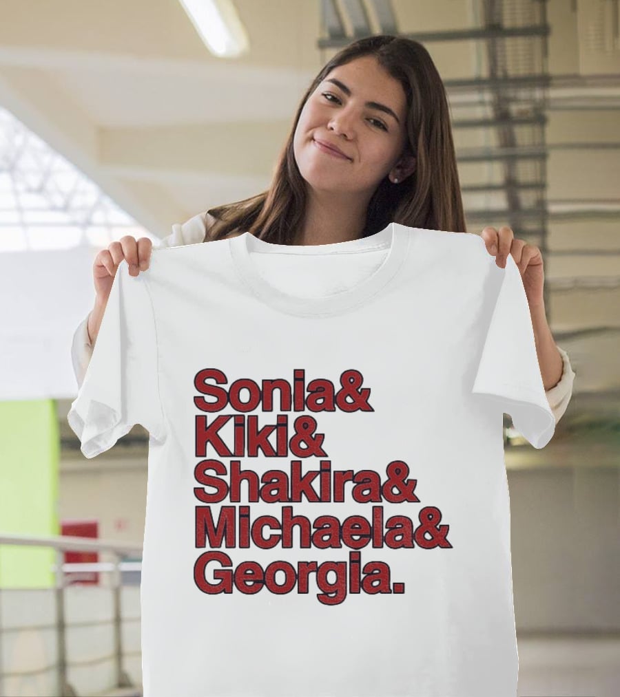 Washington Women's Basketball Sonia Kiki Shakira Michaela Georgia 2026 WNBA Ampersand Stars T-Shirt