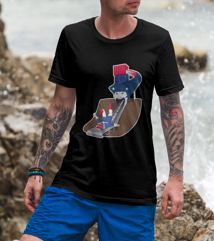 First Place Schedule Patriot Slide Humorous Football Fan Gear T-Shirt