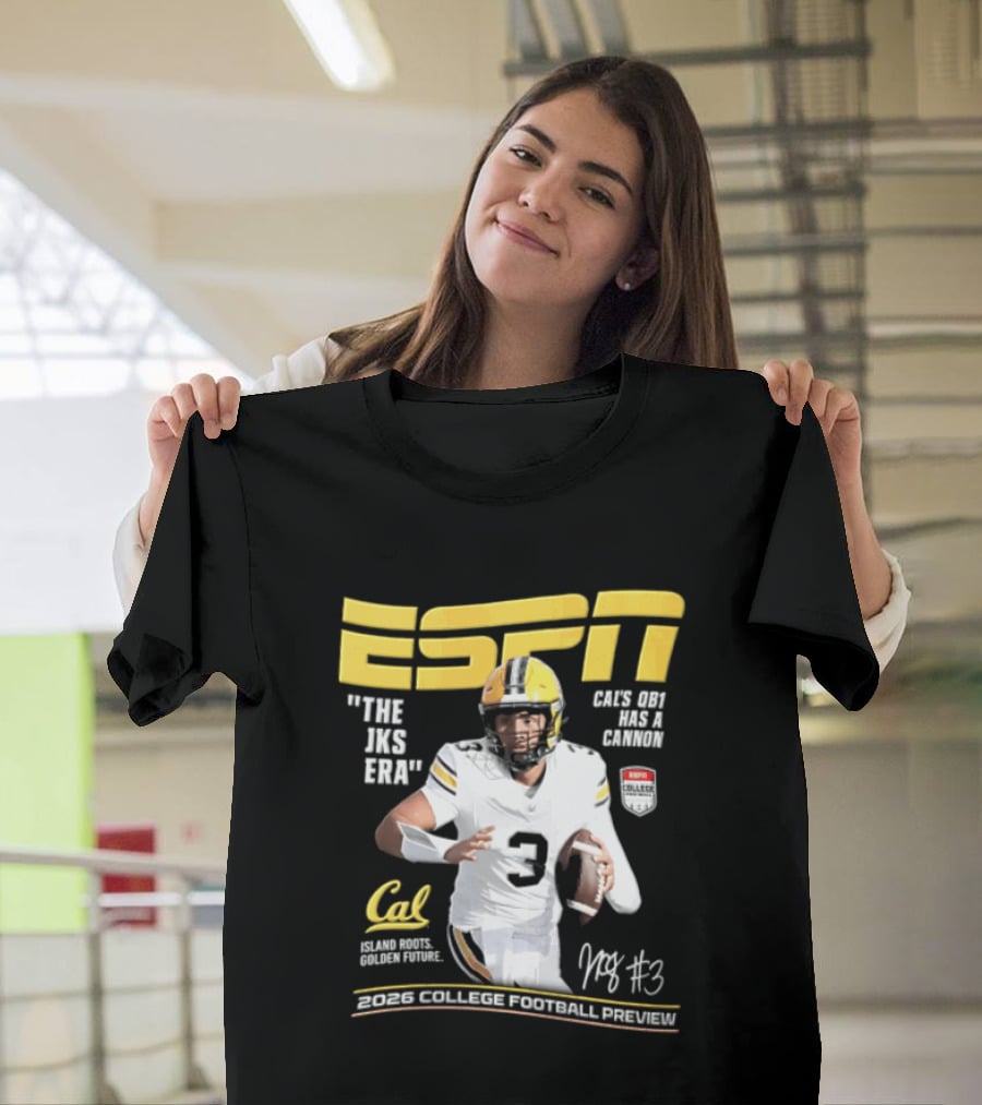 ESPN The Magazine Jaron Keawe Sagapolutele 2026 Cal Bears College Football Preview T-Shirt