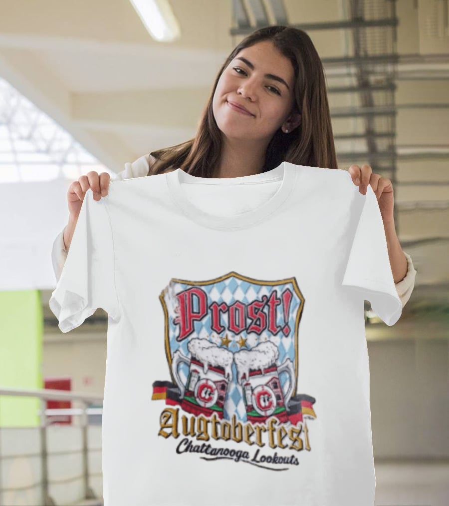 Prost Augtoberfest Chattanooga Lookouts Cheers Baseball Celebration T-Shirt