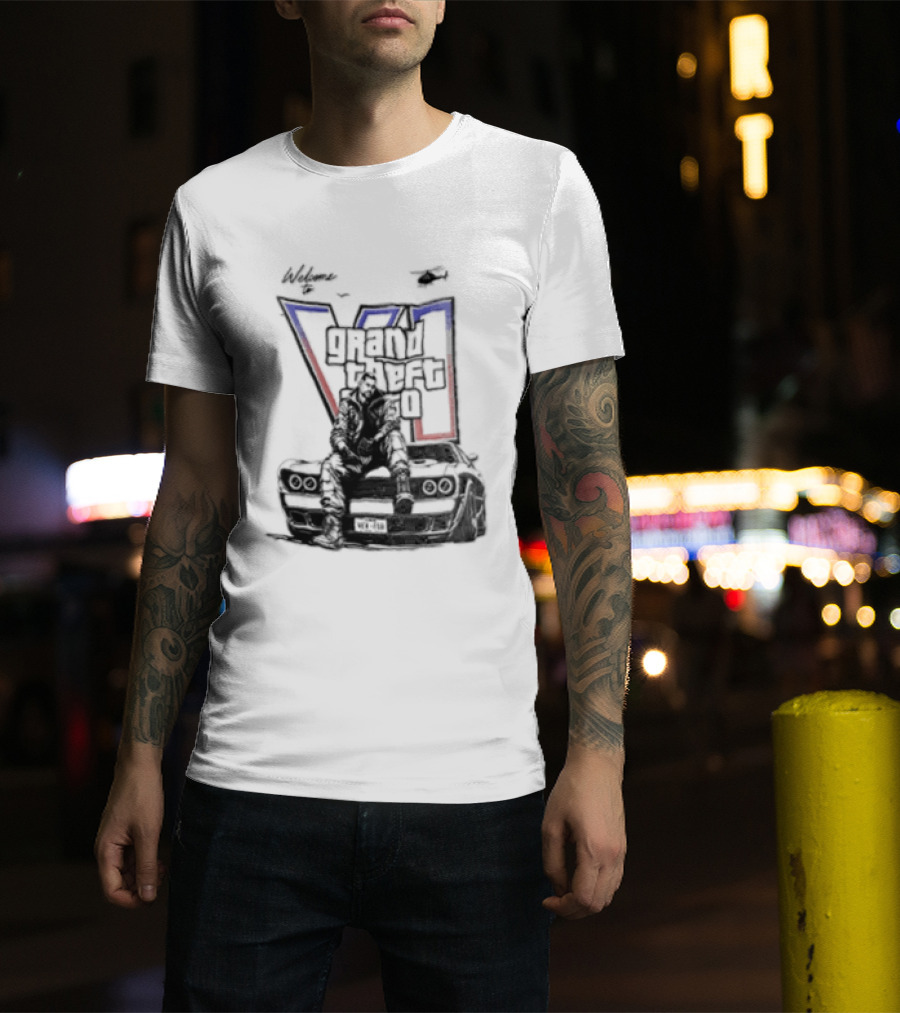 Grand Theft Auto VI Welcome To A World Of Sinners T-Shirt