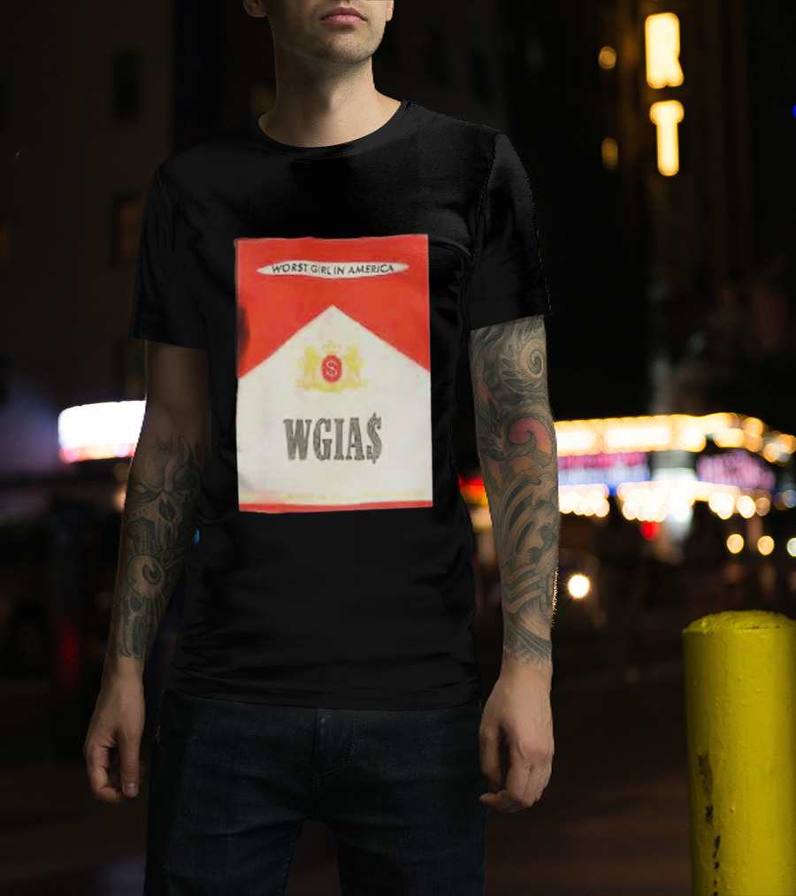 Slayyyter 2026 WGIA Tour Marlboro Parody Worst Girl In America T-Shirt