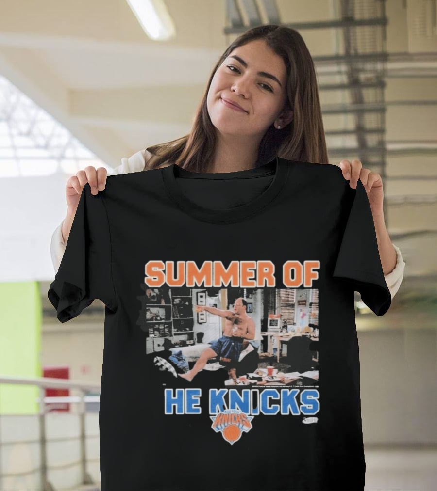 Summer Of He Knicks New York Basketball Fan Favorite 90s Nostalgia T-Shirt