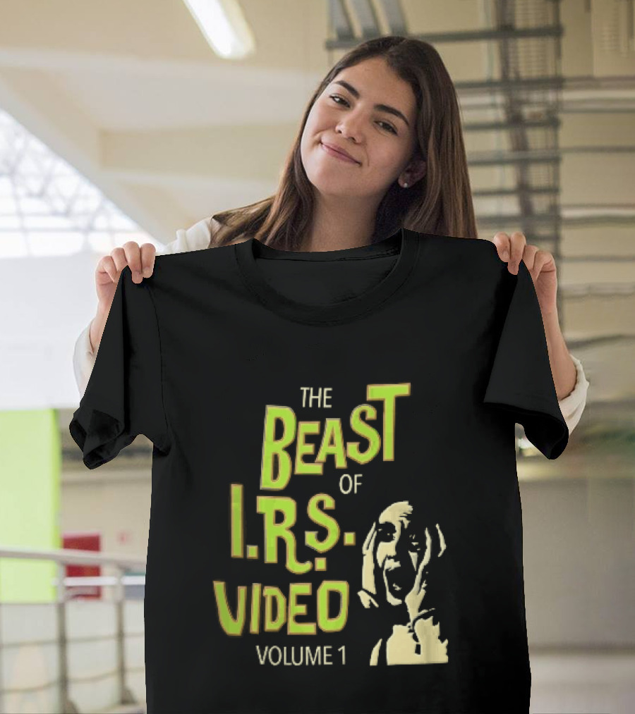 The Beast Of IRS Video Volume 1 Screaming Horror Face T-Shirt