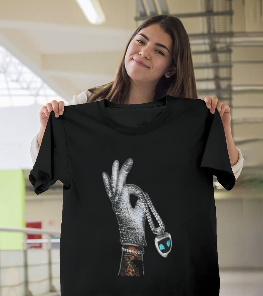 Drake Iceman Astro Bot Glove Necklace T-Shirt