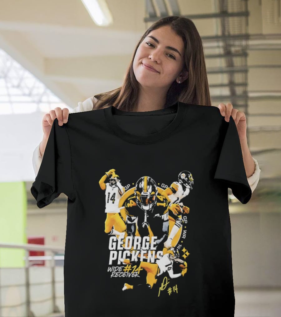 George Pickens Wide Receiver #14 Pittsburgh Steelers Football #14 T-Shirt