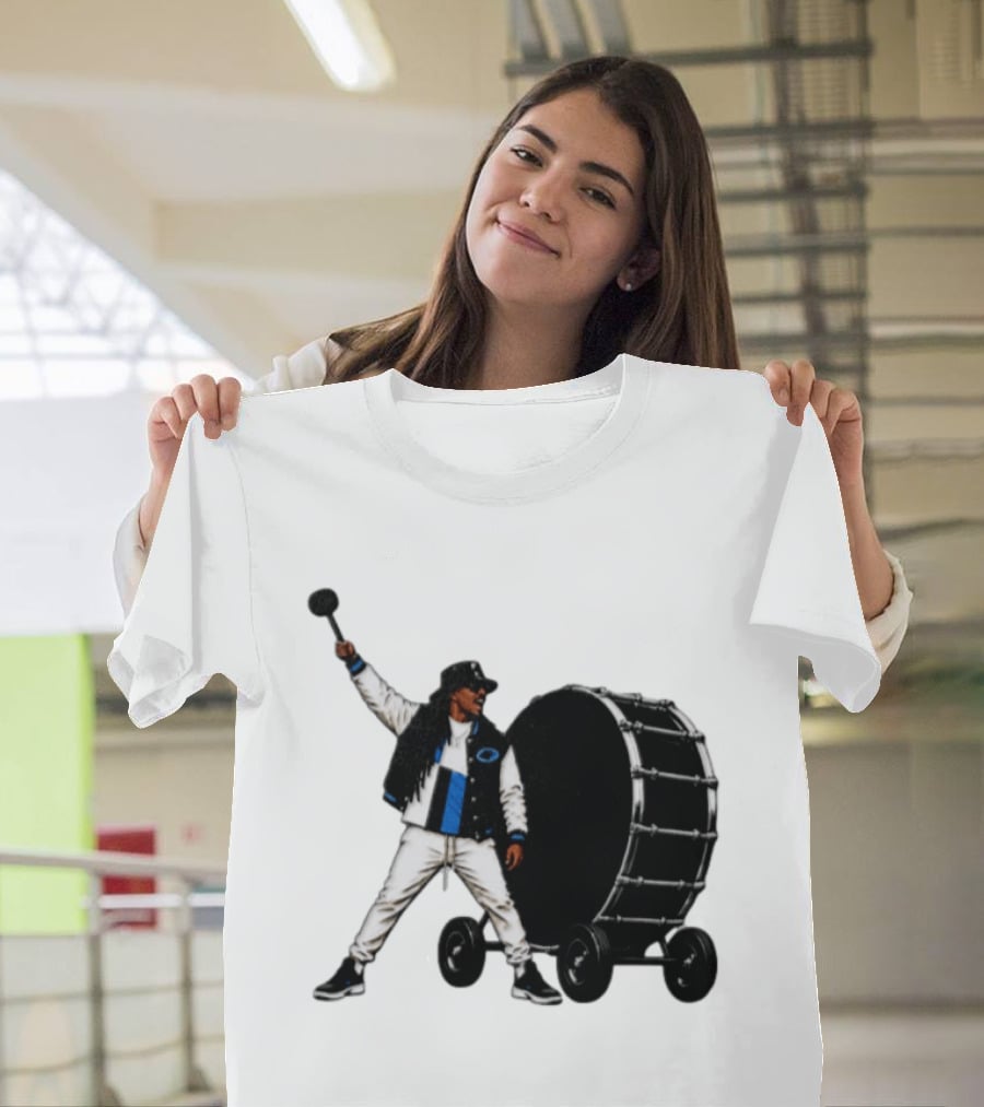 Carolina Panthers For The Culture Drummer Marching Band Fan Gear T-Shirt