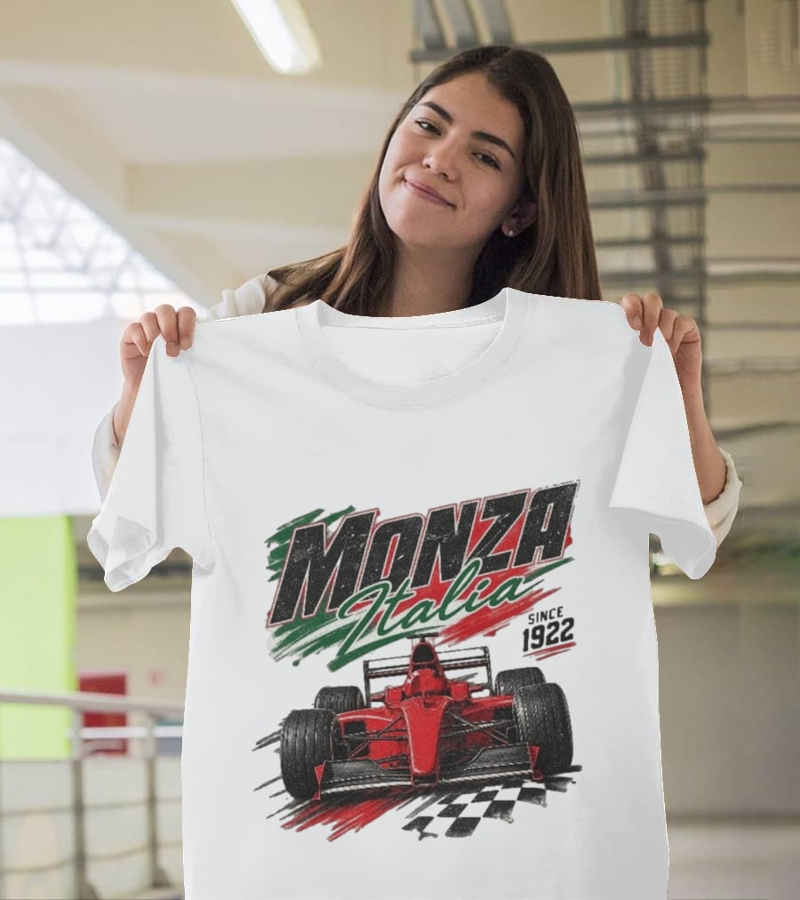 Monza Italia Racing Since 1922 Formula Car T-Shirt