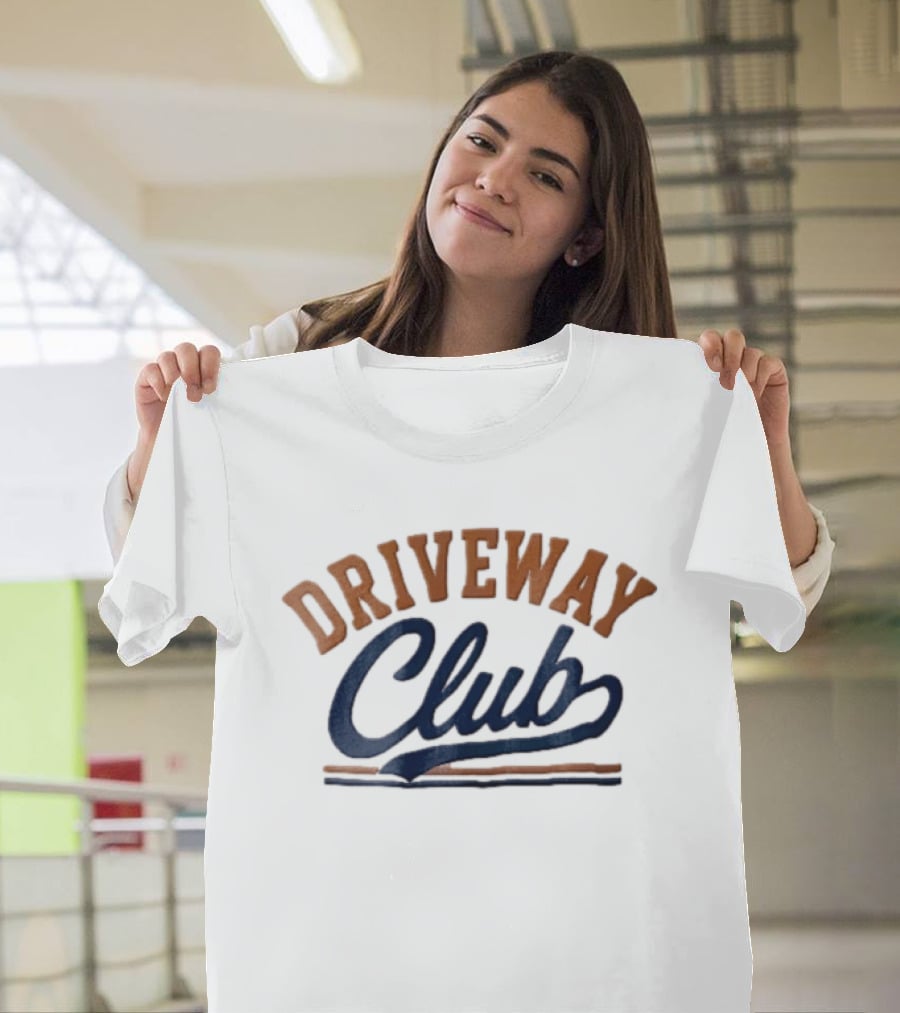 Driveway Club Vintage Script T-Shirt