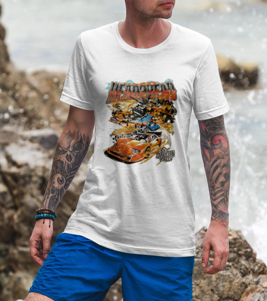 Head2Head Final Lap Racing Supercar Explosion Scene T-Shirt