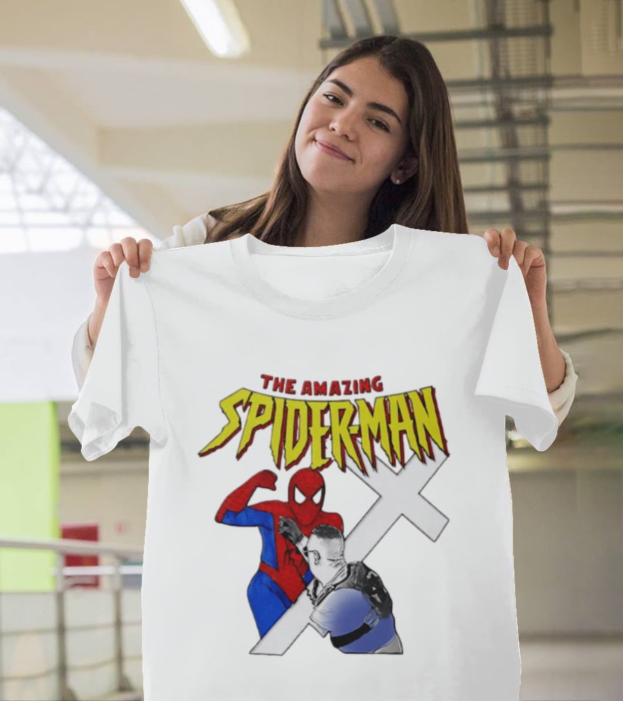 The Amazing Spider Man Vs Jake Lang Comic Style Showdown T-Shirt