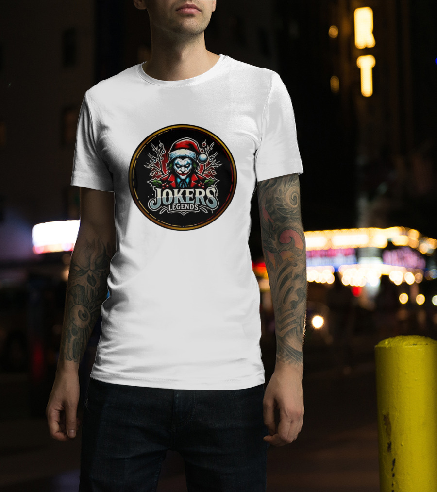 Jokers Legends Santa Hat Christmas T-Shirt