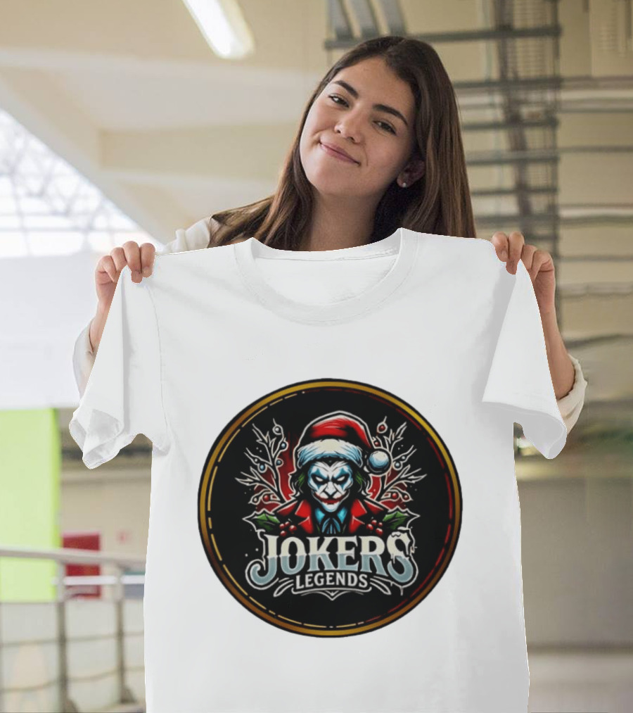 Jokers Legends Santa Hat Christmas T-Shirt