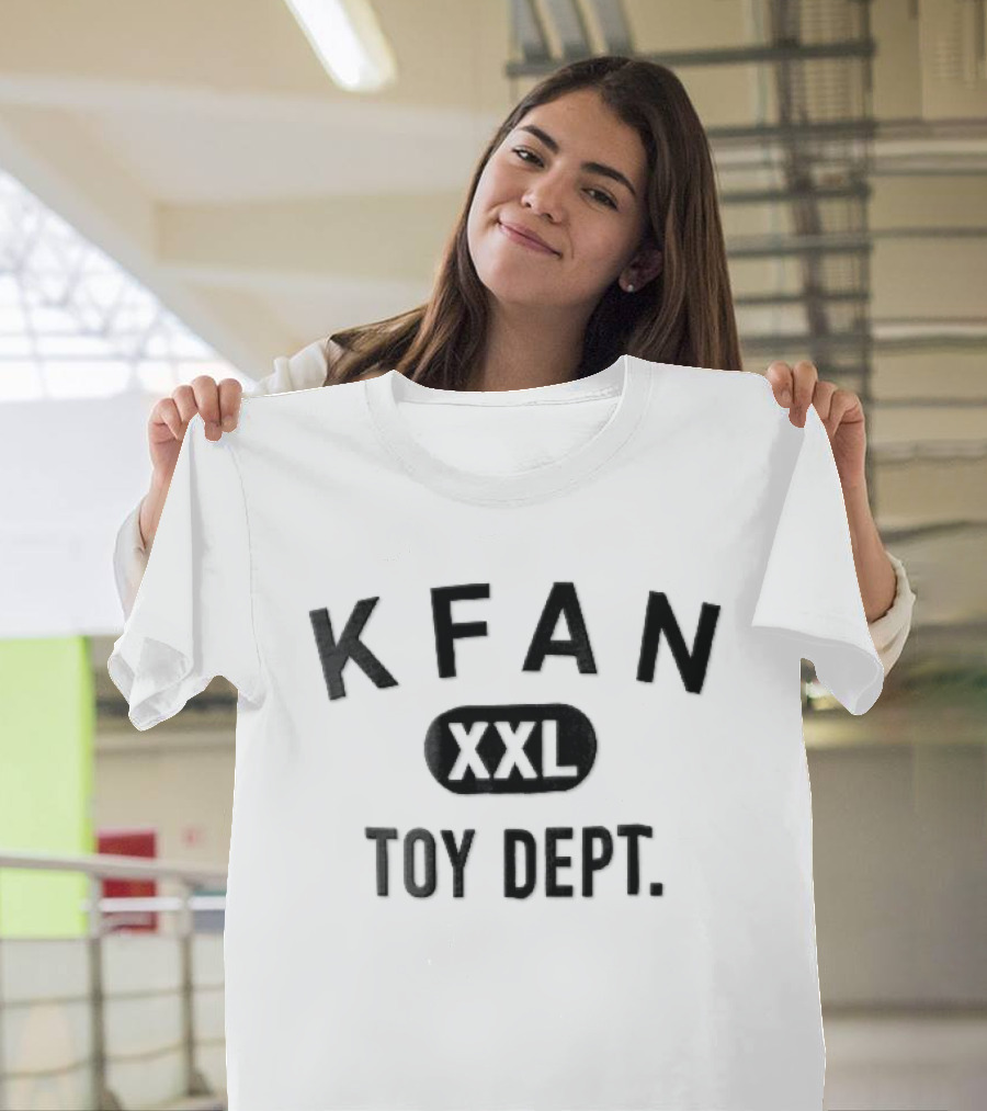 Kfan XXL Oval Toy Dept Black Arched T-Shirt